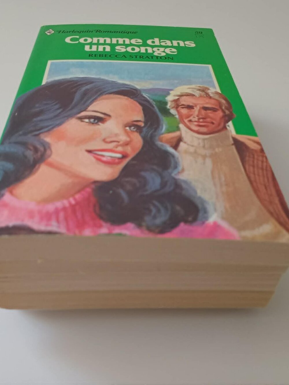 Lot of 10 Vintage Harlequin Romantique French Romance Books 1980s w/ Inscription - Picture 13 of 16